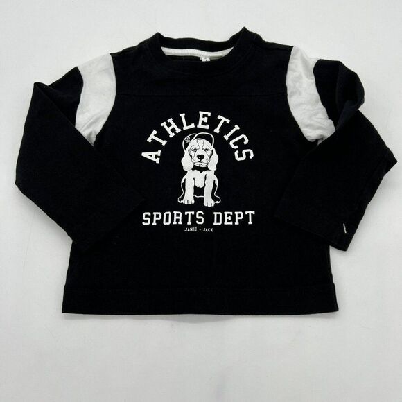 Janie And Jack Athletic Sports Dog Tee Shirt Size 2T - Picture 1 of 4